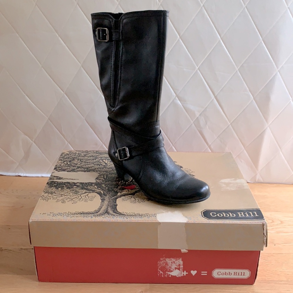 Rockport Cobb Hill Ashlyn Boots in Black